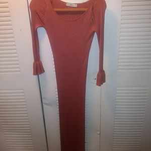 Zara Pink Knit Dress Size